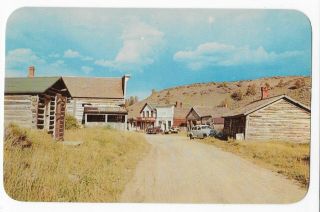 Vintage Postcard Picturing The Entry To Ghost Town Old South Pass City,  Wyoming