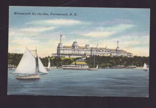 Old Vintage Postcard Of Wentworth By The Sea Portsmouth Nh