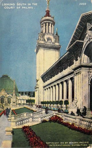 1915 Pan Pacific Expo,  Tower Of Jewels,  San Francisco,  Ca,  Old Postcard