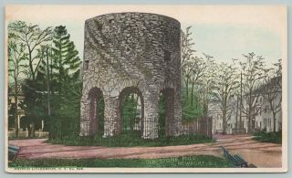 Port Rhode Island Old Stone Mill 1905 Postcard