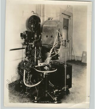 Vitaphone Film Sound Recording Device Movie Production Circa 1927 Press Photo