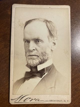 Civil War Cdv Card Of General William T Sherman Photo By Mora