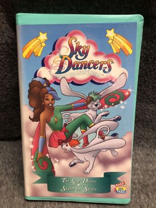 Sky Dancers Vhs The Last Day / Skyler Vs Skyler Rare Razz Ma Tazz 1997