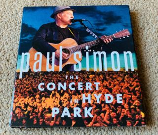 Paul Simon - The Concert In Hyde Park (2017) Rare 2cd Double Cd,  Dvd Digipak