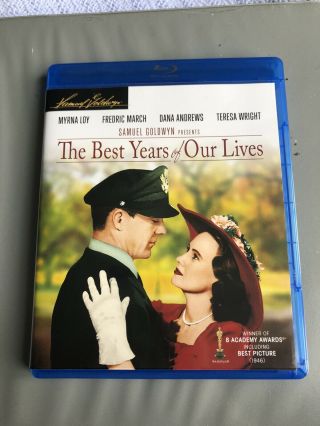 The Best Years Of Our Lives (blu - Ray Disc,  2013) Rare,  Oop