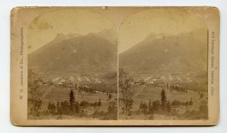Colorado Stereoview W.  H.  Jackson Silverton Gold Camp Bakers Park 1870s Mountain
