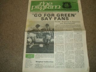Rare Plymouth Argyle V Everton Fa Cup Newspaper Programme 25th January 1975