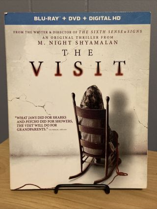 The Visit (blu - Ray / Dvd / Digital Hd,  2016) - Includes Slipcover / Oop Rare