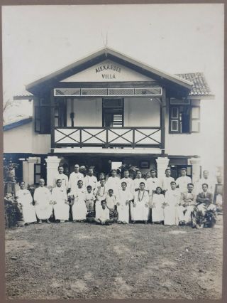 Vintage Photograph Indians In Malacca 6in X 8in