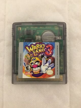 Cartridge Only Wario Land 3 Nintendo Gamboy.  Rare Find Collectors Need