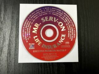 Mr.  Serv - On " Life Insurance " Cd (1999,  No Limit Records) Disc Only Rare