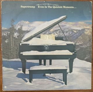 Supertramp Even In The Quietest Moments Lp Sp - 4634 Rare Press Vinyl Record