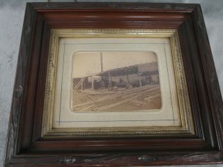 Antique Circa 1900s Photograph Lumberman Saw Mill Men Carpenter Blacksmith Forge