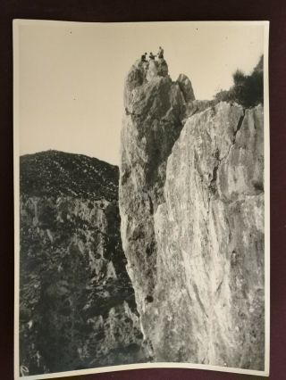 Greece Corfu Corfou Kerkyra St.  Angel Fort Photo 1930 Size: 24x17.  5 Cm