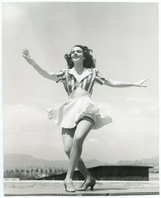 Jazzy Actress Ruby Keeler Dancing A.  L.  