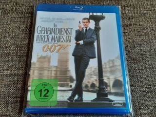 James Bond 007 Im Geheimdienst Ihrer MajestÄt (1969) Deutsche Blu - Ray Oop Rare
