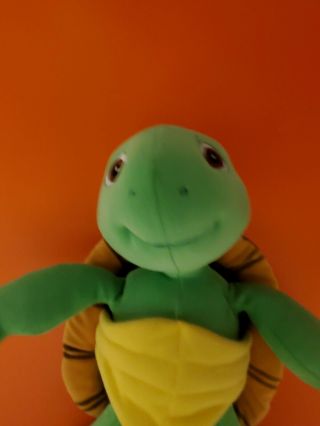 Rare Franklin The Turtle Stuffed Plush Toy 11” Eden Pre - Owned Euc Vhtf