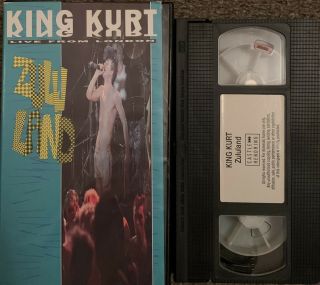 King Kurt Zulu Land,  Live From London - Music - Vhs Video Ex Rare.
