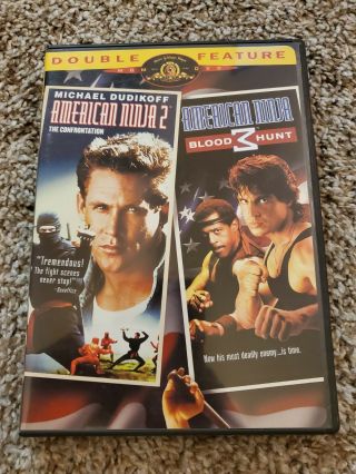 American Ninja 2 / American Ninja 3 (dvd,  2002) Oop Htf Rare Michael Dudikoff