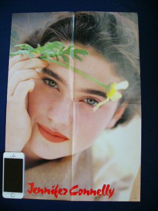 119.  1980s Jennifer Connelly / Cynthia Gibb Japan Vintage Poster Very Rare