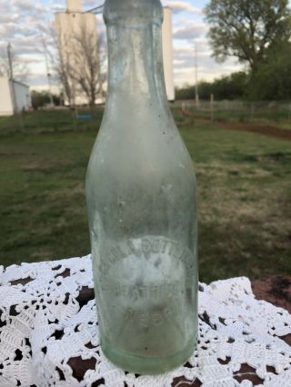 Rare Antique Coke Coca Cola Bottle Straight Sides Beatrice Nebraska Ne Bubbles