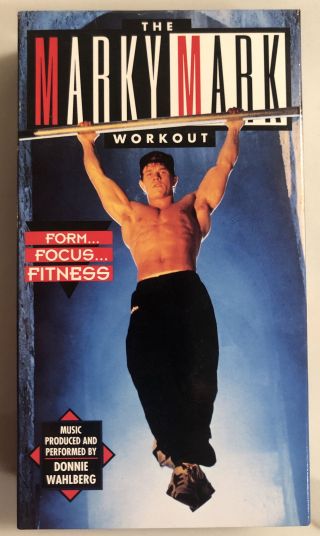 The Marky Mark Workout (vhs,  1993) Rare Mark Wahlberg Donnie Gym