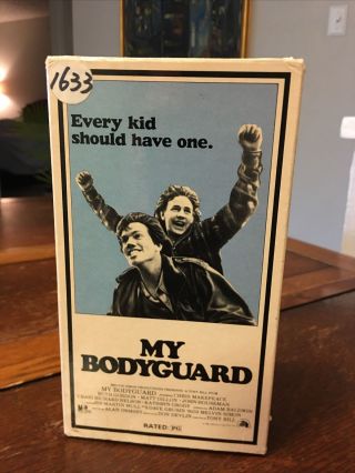 Rare Oop My Bodyguard Vhs,  1980 Magnetic Video Matt Dillon Adam Baldwin Htf