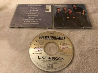 Bob Seger Like A Rock Capitol Cd Made In Japan Rare Oop