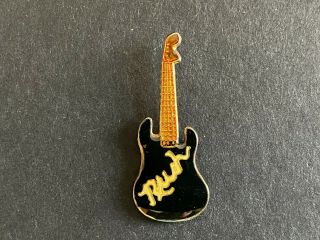 Vintage Rush Band Guitar Lapel Tie Tack Pin Rare Htf