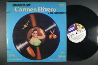Carmen Rivero Y Su Conjunto Bailemos Con Lp Peerless Rare Cumbia Made In Mexico