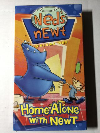 Ned’s Newt Home Alone With Newt Volume 1 1997 Rare Vhs Nelvana Paramount