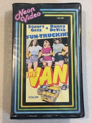 The Van Vhs Rare Neon Video Danny Devito Stuart Getz