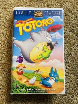 Vhs My Neighbor Totoro Vhs Fox Version 1994 Studio Ghibli Rare