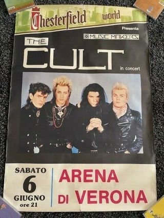 The Cult " Electric " Live Italian Vintage 80 