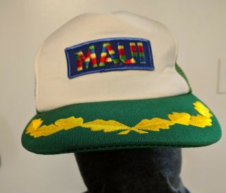 Vintage Maui Surf Hat,  One Of A Kind,  Rare,  Skateboard Hat