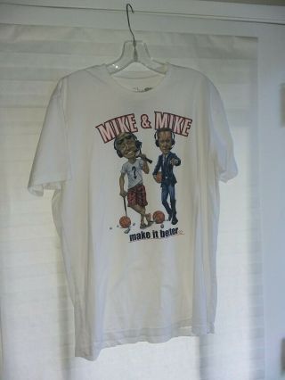 Rare Vintage Portland Trailblazers Mike & Mike Xl T Shirt Mike Rice Mike Barrett