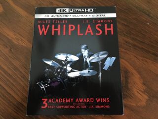 Whiplash (4k Ultra Hd/blu - Ray,  2020,  2 - Disc Set,  Includes Rare Slipcover)