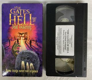 The Gates Of Hell Part 2 Ii Dead Awakening Vhs 1997 Rare Horror