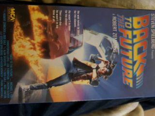 Back To The Future Vhs Tape 1986 Mca Release 1980 