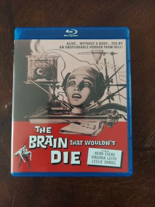 Brain That Wouldnt Die (blu - Ray Disc,  2015) Scream Factory Mst3k Oop Rare Horror