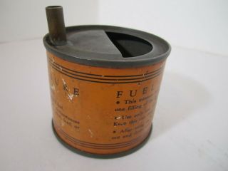 Rare Diamond Akron Fuel Measure Can For Self - Heating Irons That Use Coleman Fuel