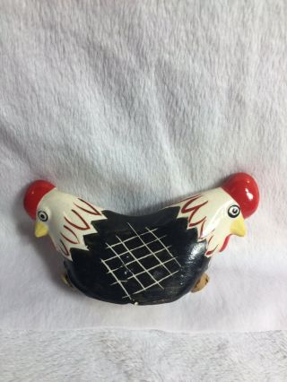 Vintage Chicken Salt And Pepper Shaker.  In One Piece.  Made In Japan.  Rare.