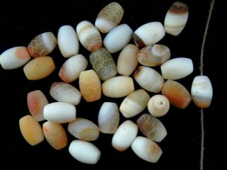 32pics Good Quality Rare Tibetan Natural Agate Dzi Beads H050