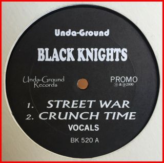 Ny Indie Rap 12 " Black Knights - Street War Unda - Ground - Mega Rare Promo Mp3