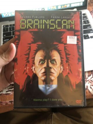 Brainscan Dvd Oop Rare Cult Scream Factory Horror Sci Fi Evilspeak Lawnmower Man