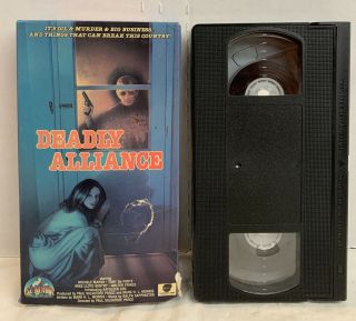 Deadly Alliance Vhs 1982 Thriller Extremely Rare Video