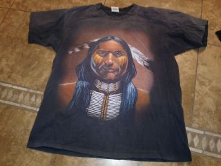 Rare Vtg Western Shirt Xl Men Rock Music 90s Usa Southwestern Aztec