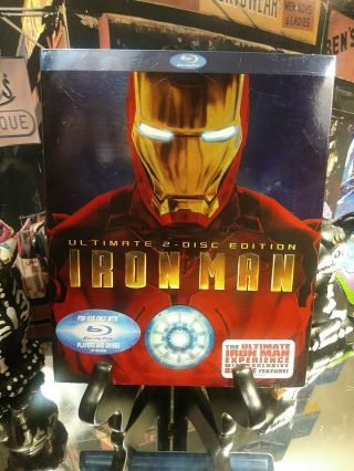 Iron Man (blu - Ray Rare Ultimate Edition) 2 Disc Set W/slipcover - 2008 Marvel
