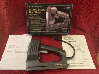 Rare - Sears Craftsman 193.  684810 Electric Stapler/nailer -