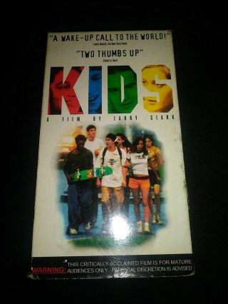 Kids (vhs 1995) Larry Clark Rare Oop Chloe Sevigny Rosario Dawson
